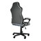 Elama High Back Faux Leather Adjustable Office Chair in Charcoal Grey ELM-F-002 - alternate 2