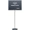Quartet Pedestal Letter Board 24"x 18" 7921M - alternate 1