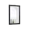 Homeroots 51" Black Wood Framed Accent Mirror 370732 - alternate 4
