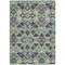 Homeroots 3' X 5' Blue And Purple Geometric Washable Indoor Outdoor Area Rug 609002 - alternate 4