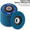 Neiko Zirconia Flap Discs, 40 Grit, Angled T29, 10 Pack 11142A - alternate 3