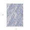 Homeroots 10' X 14' Denim Blue And Sky Blue Geometric Washable Indoor Outdoor Area Rug 589217 - alternate 5