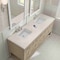 James Martin Vanities Breckenridge 72" Dbl Vanity, Whitewashed Oak, w/3 CM Siberian Silestone Top w/FreePower WirelessCharg 330-V72-WWO-FSFR - alternate 6