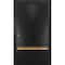 Sartodoors Sliding Closet Bi-fold Doors Planum 2010 Black Solid Core Modern Interior PLANUM2010BF-BLK-72 x 84 (2* 36x84) - alternate 1