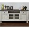 Homeroots 70" Ivory Solid Wood Enclosed Storage Distressed TV Stand 528713 - alternate 4