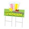 Signmission Lemon & Strawberry Lemonade Die Cut Yard & Stake plastic, 2436-Lemon & Strawberry Lemonade C-DC-2436-DS-Lemon And Strawberry Lemonade19 - alternate 1