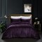 Homeroots Purple Queen Polyester 180 Thread Count Washable Down Comforter Set 528949 - alternate 7