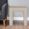 Homeroots 22" Alder White Wood Square End Table 544223 - alternate 1