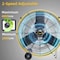 Edendirect Heavy Duty Industrial Blower Drum Fan, 30 in Blade Dia, 120V, 2,900/4,800 cfm IR-FAND30FDC - alternate 5