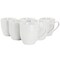 Our Table Simple White 6 Piece Fine Ceramic 16.65oz Mug Set in White 133033.01 - alternate 1