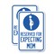 Signmission Reserved for Expecting Mom with Graphic, 12'' X 18'' 2 Signs, Heavy Gauge Aluminum, 2PK A-1218-2PACK-23199 - alternate 1