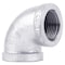 B & K STZ Industries 3 in. FIP each X 3 in. D FIP Galvanized Malleable Iron 90 Degree Elbow 351E90-3 - alternate 3