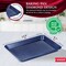 Bakken- Swiss BAKKEN Kitchen Nonstick Cookie Sheet, 13.58in. x 9.65in., PFOA-Free, Oven Safe, 450 DegF, Blue BKDD1P54 - alternate 3