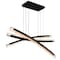 Cwi Lighting Saber Integrated LED Black Chandelier, 70inW 1710P50-3-101 - alternate 1