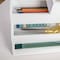 Martha Stewart Enzo 6 Piece Wooden Desk Drawer Organizer Set in White LY-68986-6-WH-MS - alternate 5