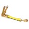 Tie 4 Safe 2'' x 12'' Fixed End w/ Ratchet and Twisted Snap Hook. WLL: 3,333 LBS Yellow RT04CK-501S-MH01-Y-C-1 - alternate 1