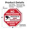 Signmission No Trespassing Protected by Video S, 6 inch X 6 inch, Plastic Sign, 2PK OC-P-2PACK-6-100 - alternate 4