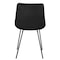 Elama 2 Piece Tufted Chair in Black with Metal Legs ELM-799-18-BLACK - alternate 4