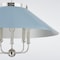 Hudson Valley Lighting Mark D. Sikes X Clivedon 5 Lt. Chandelier 27.5 In. Polished Nickel/Blue Bird MDS1403-PN/BB - alternate 2