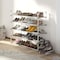 Home-Complete Shoe Rack 5-Tier Shoe Organizer for Closet, Bathroom, Entryway Shelf Holds 25 Pairs Sneakers, White HC-2104-WHT - alternate 4