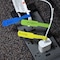Grizzly Supply Large Cable Label, 3.25 in L, 0.75 in W, Hook and Loop Closure, Assorted Colors, 8PK GS-HLCL-Large - alternate 7
