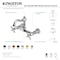 Kingston Brass Two-Handle Wall Mount Bridge Kitchen Faucet, Oil Rubbed Bronze KS3255BEX - alternate 3