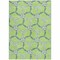 Homeroots 3' X 5' Lime Green And Blue Geometric Washable Indoor Outdoor Area Rug 613506 - alternate 6