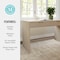 Martha Stewart Kayden Home Office Modular 2 Drawer Desk in Light Natural w/Brushed Gold Hardware NAN-PS-23519-LNT-GLD-MS - alternate 3