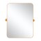 Homeroots 36" Gold Metal Framed Standing Mirror 565110 - alternate 1