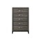 Homeroots 31" Gray Wood Five Drawer Dresser 318747 - alternate 1