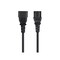 Monoprice Extension Cord - IEC 60320 C14 to IEC 60320 C13_ 18AWG_ 10A_ 3-Prong_ 6450 - alternate 2