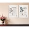Homeroots Set Of Two Life or Home 1 White Framed Print Wall Art, 2PK 406013 - alternate 2