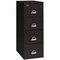 Fireking 12-15/16" W 4 Drawer Fire-Resistant Vertical File Cabinet, Black, Letter 4-1956-2BL - alternate 1