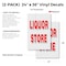 Signmission Liquor Store, Vinyl Decals Only 24 Inch x 36 Inch, Vinyl Decal, 2PK DSB-2436-2PACK-Liquor Store - alternate 2