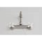 Kingston Brass Two-Handle Wall Mount Bridge Kitchen Faucet, Brushed Nickel KS3258PX - alternate 3