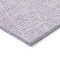 Homeroots 3' X 5' Purple And Ivory Geometric Washable Indoor Outdoor Area Rug 577583 - alternate 3