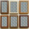 Homeroots 4" x 4" Blue And Yellow Vinyl Arabesque Peel And Stick Removable Tiles 571214 - alternate 2
