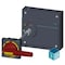 Siemens door mounted rotary operator EMERGENCY OFF IEC IP65 with door interlock 3VA9687-0FK25 - alternate 2