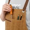 Edendirect Heavy Duty Waxed Canvas Tool Apron, Adjustable Tool Apron, 18oz Water-Resistant IR-W465P181587 - alternate 3