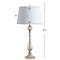 Jonathan Y Chloe 32.5" Glass LED Table Lamp, Champagne, 2PK JYL2067A-SET2 - alternate 4