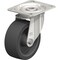 Blickle Swivel Plate Cstr, Silicone, 4", 220 lb., Bk LIX-POSI 100G-OF-XAT - alternate 1