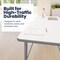 Flash Furniture Wren 60 in x 24 in Adjustable Height Activity Table, Thermal Laminate Top, Standard Legs, White XU-A2460-REC-WHT-T-A-GG - alternate 7