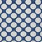 Homeroots 10' X 14' Navy Blue And Ivory Polka Dot Washable Indoor Outdoor Area Rug 595258 - alternate 4