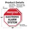 Signmission Protected By Electronic Alarm Syste, 10 inch X 10 inch, Aluminum Metal Signs, 2PK OC-A-2PACK-10-183 - alternate 5