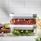 Zwilling Fresh and Save 3-pc Glass Food Vacuum Containersand, Small and Large Containers 1033159 - alternate 2