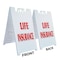 Signmission Life Insurance, A-Frame & 2 Decals Installed, Heavy-Duty Plastic Frame SBHD-D-2436-Life Insurance - alternate 3