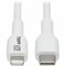 Eaton EATON USB-C To Lightning Sync/charge Antibacterial Cable M/m, Mfi M102AB-02M-WH - alternate 1