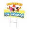 Signmission Fun Treats Ice Cream Die Cut Yard & Stake plastic window, 1824-Fun Treats Ice Cream C-DC-1824-DS-Fun Treats Ice Cream19 - alternate 1