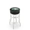 Holland Bar Stool Co 30" North Dakota Cushion Seat, 2-Ring Chrome Swivel Bar Stool L7C130NorDak - alternate 1