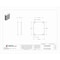 Wiegmann Twist Latch Electrical Enclosures, 36.31 in H, 11.36 in D, 30 in W, 1, 12, 3, 3R, 4X, Fiberglass HW-N4X363010CH - alternate 2